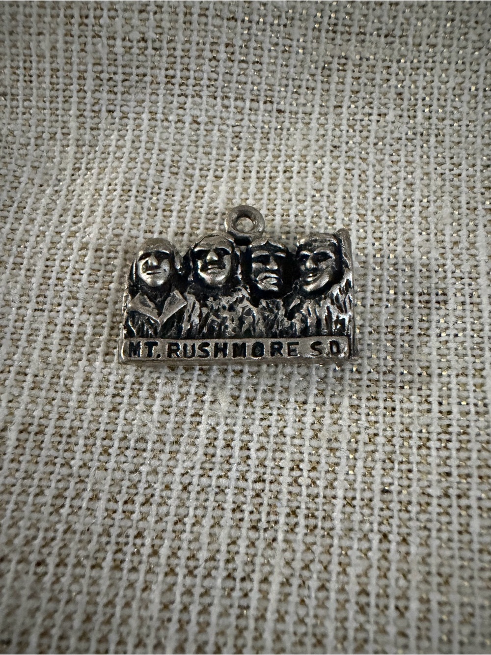 Mt. Rushmore Silver Charm Pendant